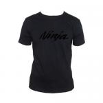 Aksesoris Kawasaki, aksesoris ninja, aksesoris T-shirt Ninja Flocking Black 